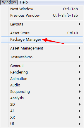 选择Package Manager