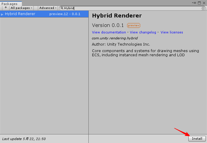 Hybrid.Renderer Package